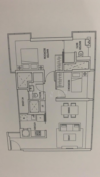 Skyline Residences, 612 Telok Blangah Road, 2 Bedrooms, 829 sqft, Condominium For Rent, by Melvin Tang, 22339057 - PropertyGuru.com.sg