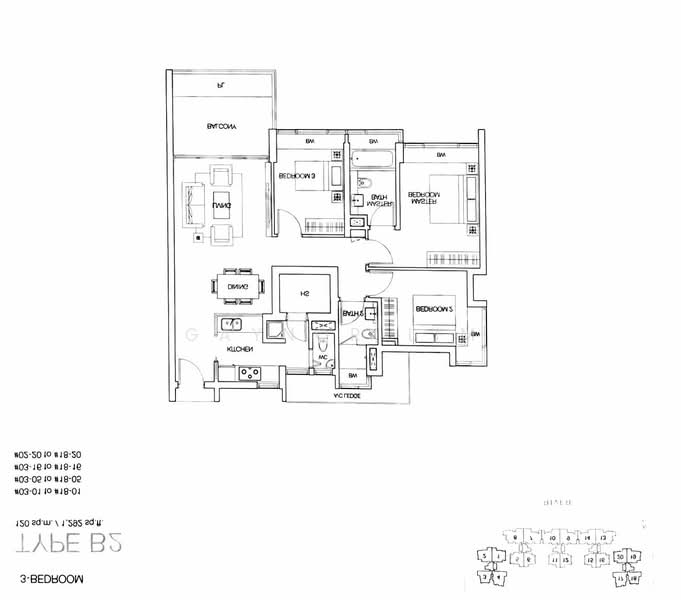 Dakota Residences, 36 Dakota Crescent, 3 Bedrooms, 1,292 sqft, Condominium For Rent, by Gaynor Lim, 22350528 - PropertyGuru.com.sg