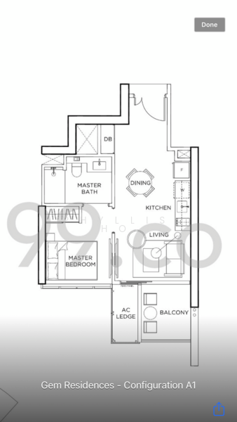 Gem Residences, 3 Lorong 5 Toa Payoh, 1 Bedroom, 452 sqft, Condominium For Rent, by Phyllis Ho, 22357237 - PropertyGuru.com.sg