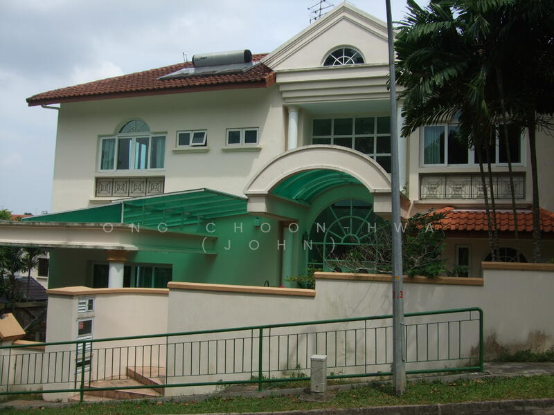 Oriole Crescent, Raffles Park, Oriole Crescent, Newton / Novena, 6 Bedrooms, 6,500 sqft, Bungalow House For Sale, by Ong Choon-Hwa (John), 22368440 - Main entrance facing Sunset Ave. - PropertyGuru.com.sg