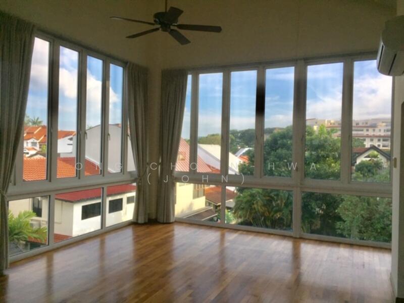 Oriole Crescent, Raffles Park, Oriole Crescent, Newton / Novena, 6 Bedrooms, 6,500 sqft, Bungalow House For Sale, by Ong Choon-Hwa (John), 22368440 - South easterly view in master bedroom. - PropertyGuru.com.sg