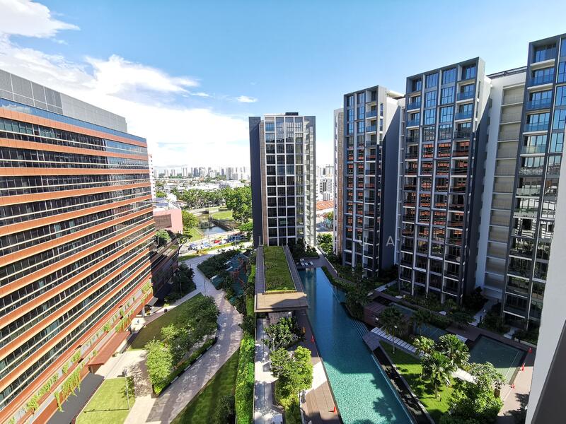 Premium pool view from balcony