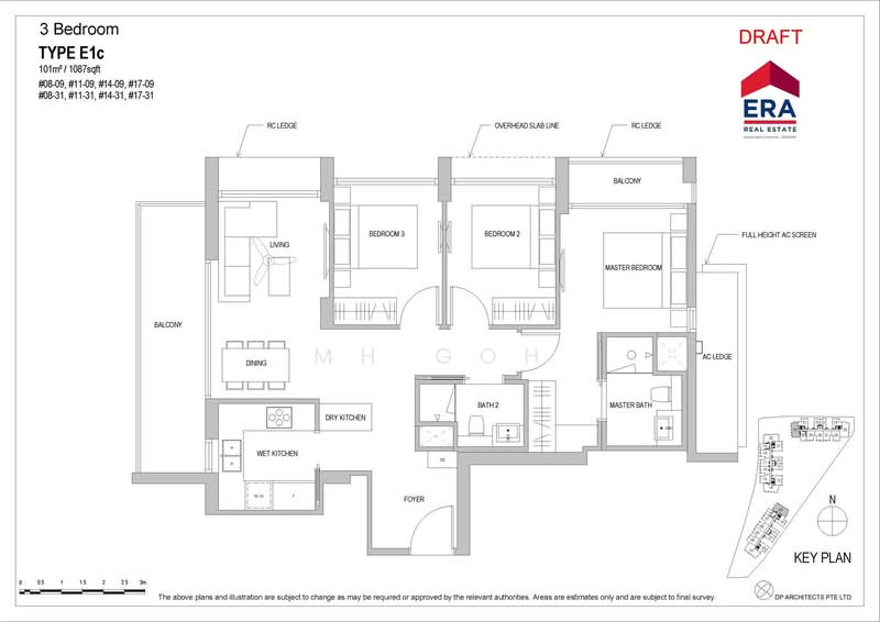 Park Place Residences, 6 Paya Lebar Road, 3 Bedrooms, 1,087 sqft, Condominium For Rent, by MH Goh, 22378482 - PropertyGuru.com.sg