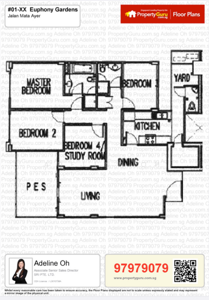 Euphony Gardens, 5 Jalan Mata Ayer, 4 Bedrooms, 1,582 sqft, Condominium For Rent, by Adeline Oh, 22383483 - PropertyGuru.com.sg