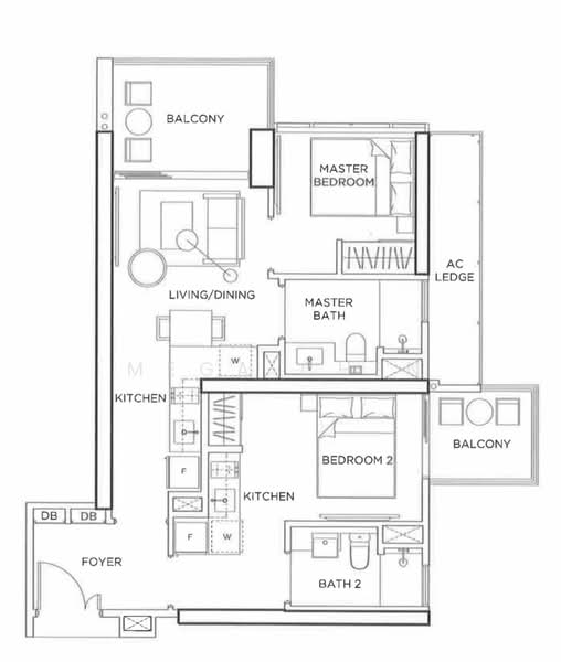 Gem Residences, , 1 Bedroom, 484 sqft, Condominium For Rent, by Mega Chen, 22391885 - PropertyGuru.com.sg