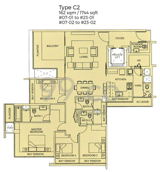 Montview, 63 Mount Sinai Drive, 4 Bedrooms, 1,744 sqft, Condominium For Rent, by May Loh, 22424018 - PropertyGuru.com.sg