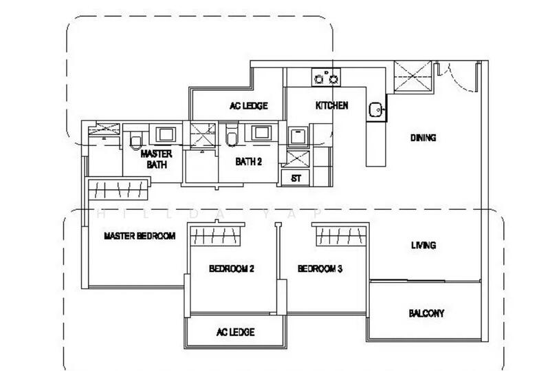 J Gateway, 2 Gateway Drive, 3 Bedrooms, 969 sqft, Condominium For Rent, by Hillda Yap ヒルダー, 22463673 - PropertyGuru.com.sg