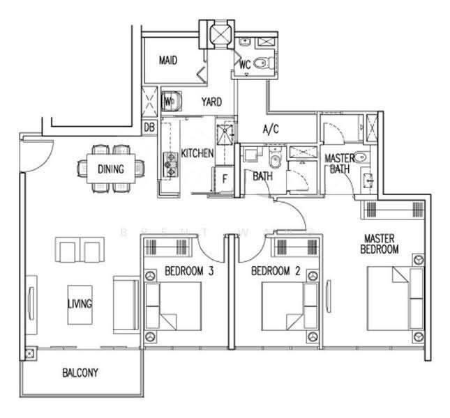 My Manhattan, 27 Simei Street 3, Pasir Ris / Tampines, 3 Bedrooms, 1,076 sqft, Condominium For Rent, by Brent Wang, 22481736 - PropertyGuru.com.sg