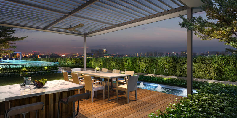 Artist impression-Dining area in the sky