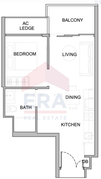 Kingsford Waterbay, 76 Upper Serangoon View, 1 Bedroom, 484 sqft, Condominium For Rent, by Ben Yeo, 22591521 - PropertyGuru.com.sg