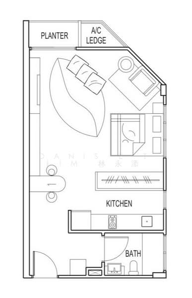 Studios @ Marne, 2 Marne Road, 1 Bedroom, 506 sqft, Apartment For Rent, by Danis ET Lim 林永添, 22605544 - PropertyGuru.com.sg