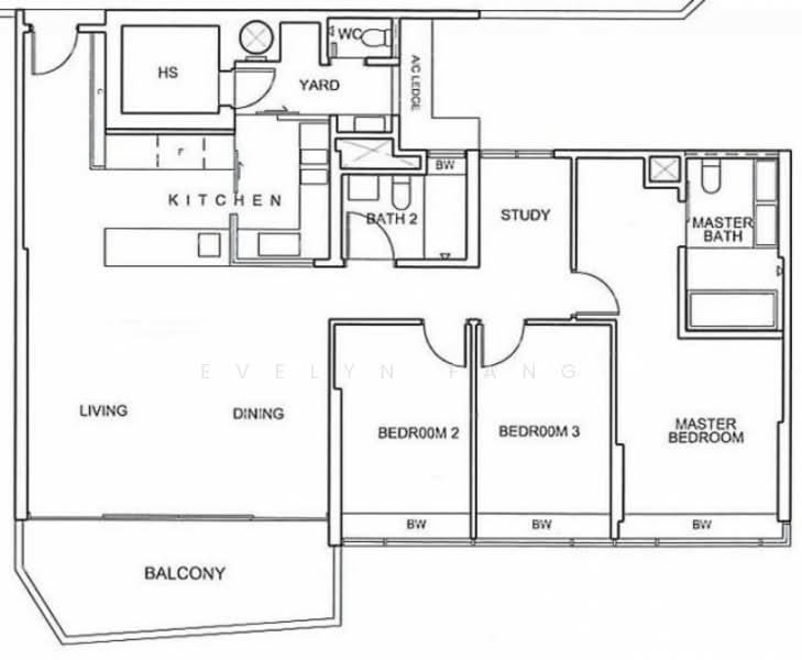 Silversea, 48 Marine Parade Road, 3 Bedrooms, 1,690 sqft, Condominium For Sale, by Evelyn Fang, 22689319 - PropertyGuru.com.sg