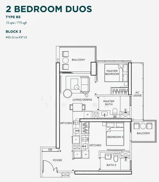 Gem Residences, 3 Lorong 5 Toa Payoh, Balestier / Toa Payoh, 1 Bedroom, 420 sqft, Condominium For Rent, by Stella S Sim, 22703940 - PropertyGuru.com.sg