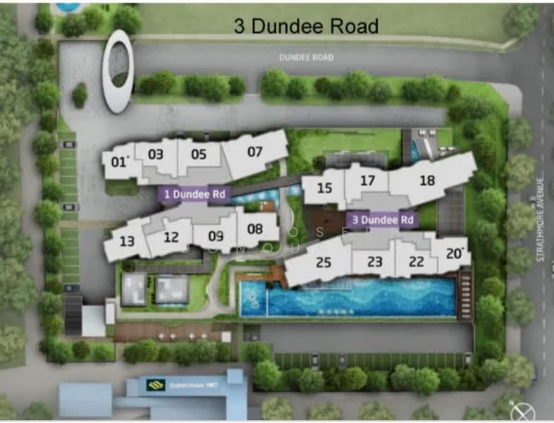 Queens Peak, Dundee Road, 2 Bedrooms, 775 sqft, Condominium For Sale, by John Joseph Donough, 22716820 - PropertyGuru.com.sg