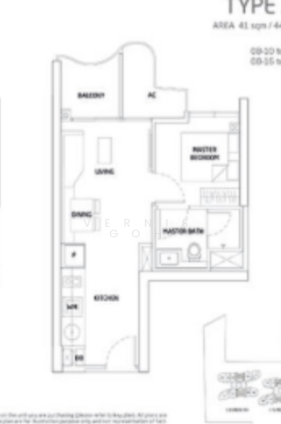Queens Peak, Dundee Road, Alexandra / Commonwealth, 1 Bedroom, 495 sqft, Condominium For Rent, by Vernis Goh, 22837487 - PropertyGuru.com.sg