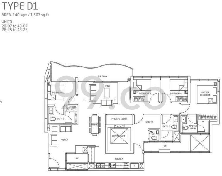 Queens Peak, 3 Dundee Road, Alexandra / Commonwealth, 4 Bedrooms, 1,507 sqft, Condominium For Rent, by Joanne Lee, 22851164 - PropertyGuru.com.sg
