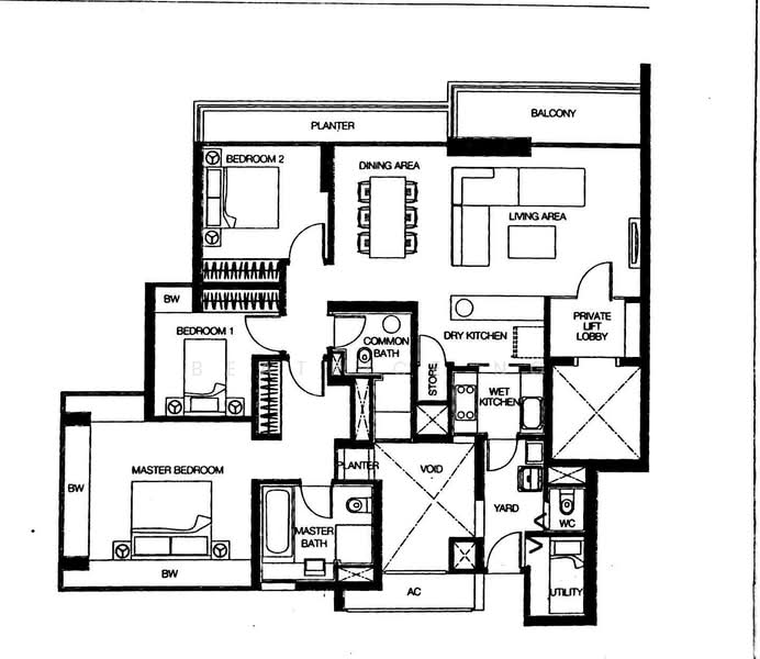 The Suites @ Central, 57B Devonshire Road, 3 Bedrooms, 1,475 sqft, Condominium For Rent, by Beatrice Ng, 22875060 - PropertyGuru.com.sg