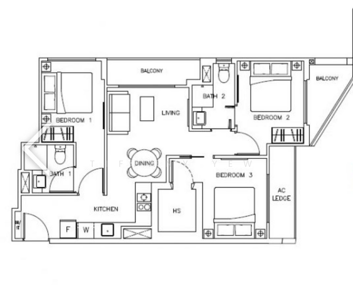 Rezi 35, 20 Lorong 35 Geylang, 3 Bedrooms, 796 sqft, Condominium For Rent, by Tiffany Yew, 22940688 - PropertyGuru.com.sg
