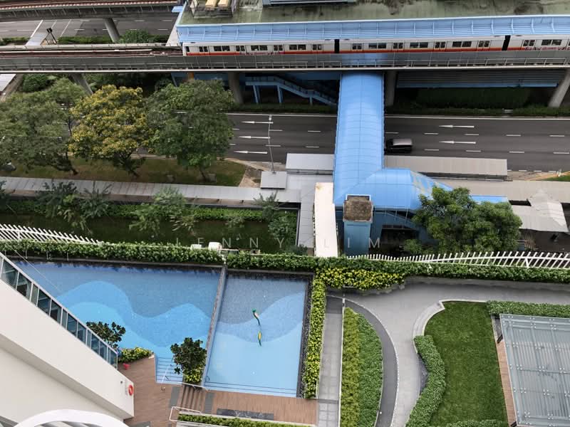 Queens Peak, Dundee Road, 1 Bedroom, 495 sqft, Condominium For Rent, by Jenny Lim, 22963299 - Balcony View - PropertyGuru.com.sg