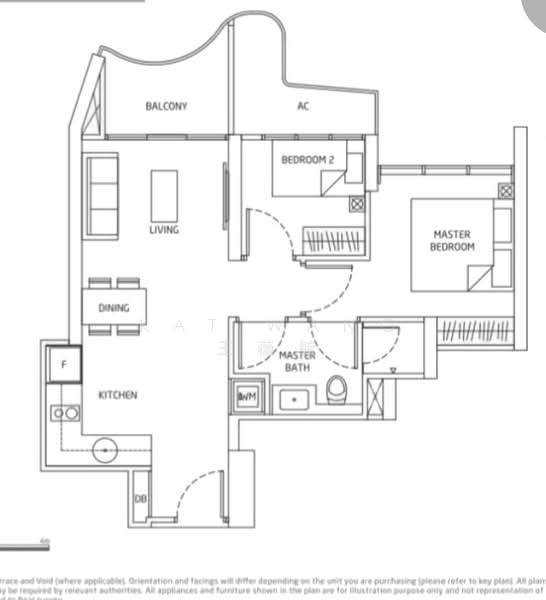 Queens Peak, Dundee Road, 2 Bedrooms, 624 sqft, Condominium For Rent, by Kat Wang 王薇毓, 22976120 - PropertyGuru.com.sg