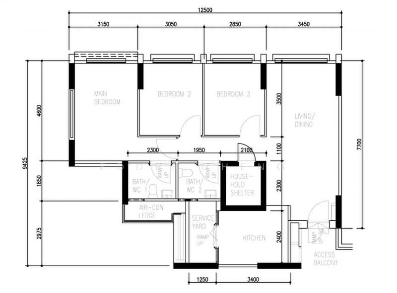 260C Punggol Way, 260C Punggol Way, 3 Bedrooms, 1,001 sqft, HDB Flat For Rent, by Eddie Cheng, 22983681 - PropertyGuru.com.sg