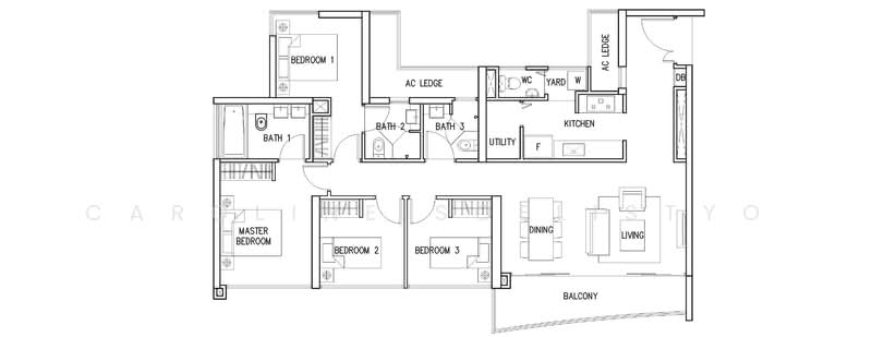 Eight Riversuites, 10 Whampoa East, 4 Bedrooms, 1,356 sqft, Condominium For Rent, by Caroline Soelistyo, 23000617 - PropertyGuru.com.sg