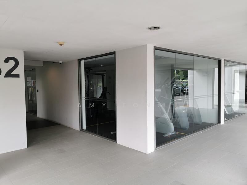 Gym conveniently located just below rental listing