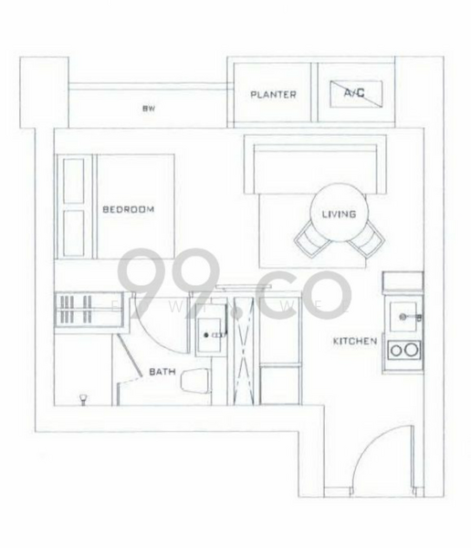 Skysuites @ Anson, 8 Enggor Street, Studio, 366 sqft, Condominium For Rent, by Edwin Wee, 23076209 - PropertyGuru.com.sg