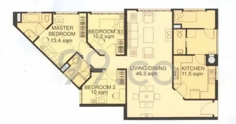 Oleanas Residences, 42 Kim Yam Road, 3 Bedrooms, 1,227 sqft, Condominium For Rent, by Zac Huang, 23081812 - PropertyGuru.com.sg