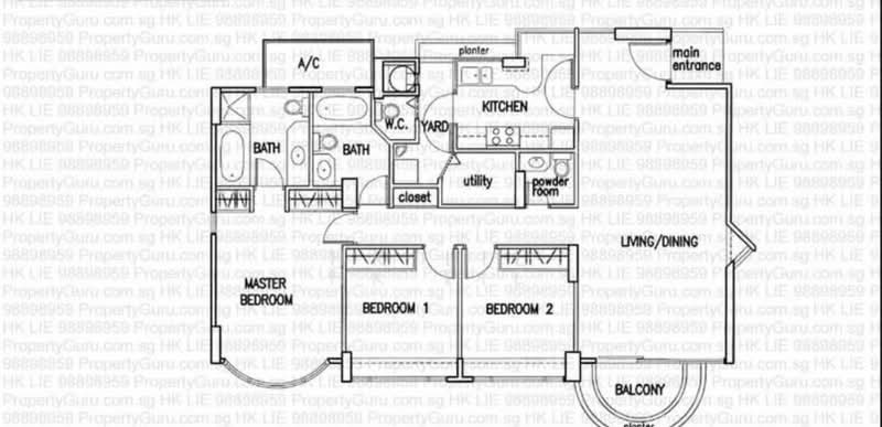 Thomson 800, 806 Thomson Road, 3 Bedrooms, 1,400 sqft, Condominium For Rent, by HK LIE, 23119767 - PropertyGuru.com.sg