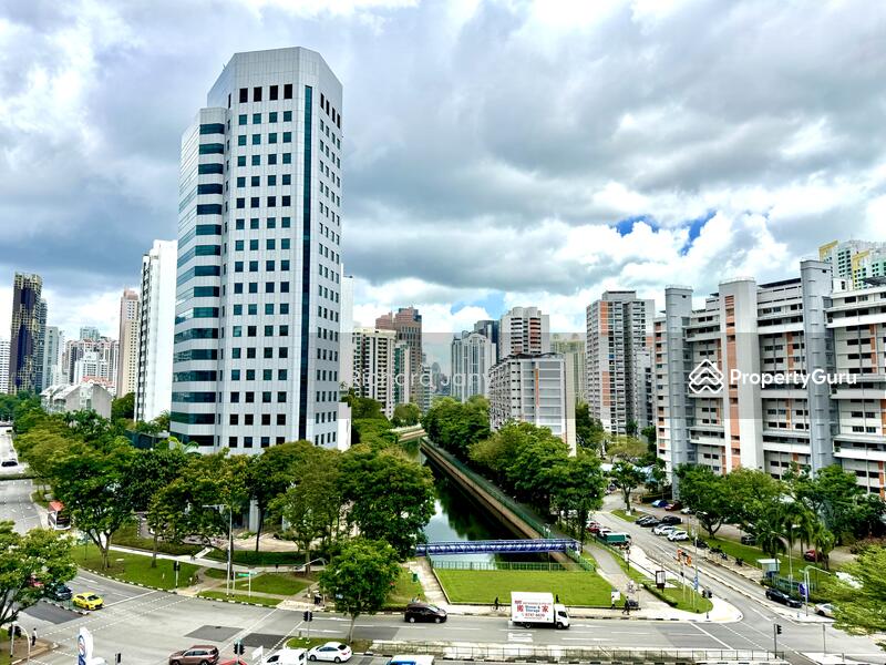 Side view from living