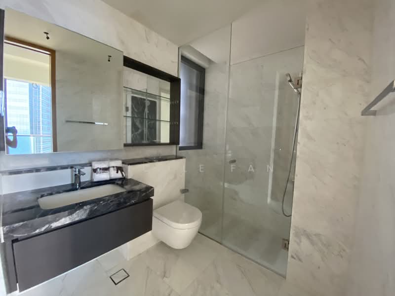 Marina One Residences, 23 Marina Way, 2 Bedrooms, 1,141 sqft, Condominium For Rent, by Nicole Fan, 23132132 - Common bedroom attached bathroom - PropertyGuru.com.sg