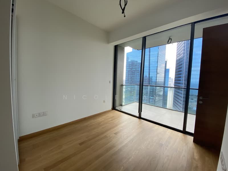 Marina One Residences, 23 Marina Way, 2 Bedrooms, 1,141 sqft, Condominium For Rent, by Nicole Fan, 23132132 - Common bedroom with balcony - PropertyGuru.com.sg
