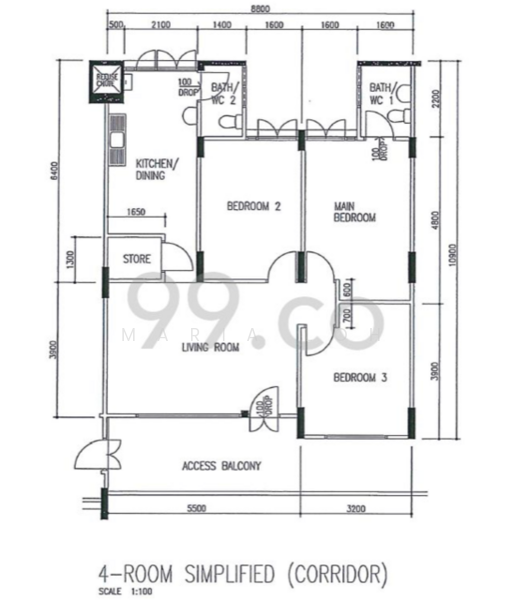 794 Yishun Ring Road, 794 Yishun Ring Road, Room Rental, 100 sqft, HDB Flat For Rent, by Maria Loh, 23170150 - PropertyGuru.com.sg