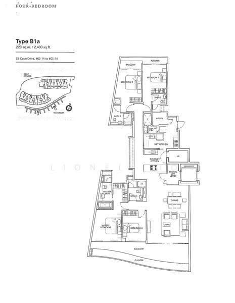 Turquoise, 51 Cove Drive, Harbourfront / Telok Blangah, 4 Bedrooms, 2,411 sqft, Condominium For Sale, by Lionel Loo PN, 23173640 - PropertyGuru.com.sg