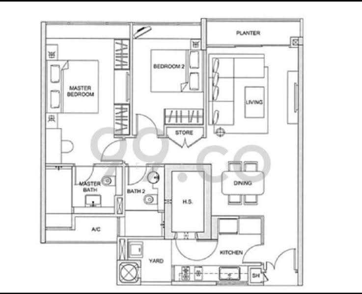 One Jervois, 7 Jervois Close, Tanglin / Holland / Bukit Timah, 2 Bedrooms, 990 sqft, Condominium For Rent, by Sheila Teo, 23174237 - PropertyGuru.com.sg
