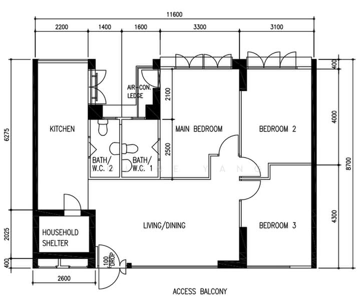 815 Jellicoe Road, 815 Jellicoe Road, 3 Bedrooms, 969 sqft, HDB Flat For Rent, by Jolene Yang, 23181820 - PropertyGuru.com.sg