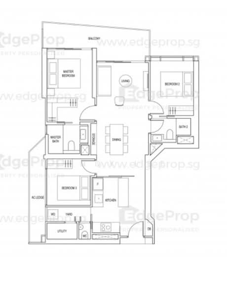 Artra, 12 Alexandra View, 3 Bedrooms, 1,119 sqft, Condominium For Rent, by Lindy Lee, 23186479 - PropertyGuru.com.sg