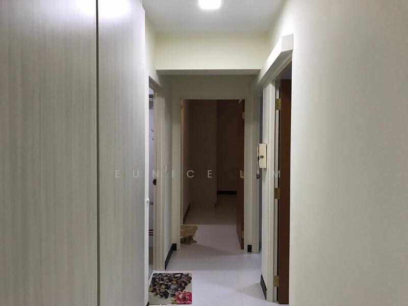 Walkway to bedrooms and bathroom