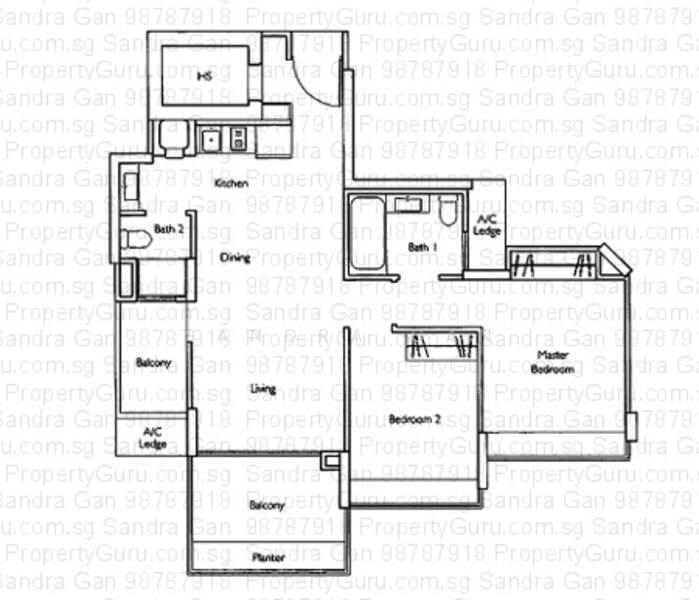 Carabelle, 67 West Coast Way, 2 Bedrooms, 883 sqft, Condominium For Rent, by Sandra Gan, 2322236 - 2Bed-883 sqft - PropertyGuru.com.sg