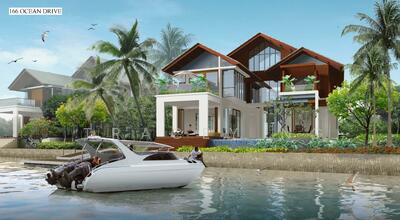 For Sale - Ocean Drive New Bungalow House 99yr 2. 5 storey w Attic/ Basement/ Pool/ Berth for sale