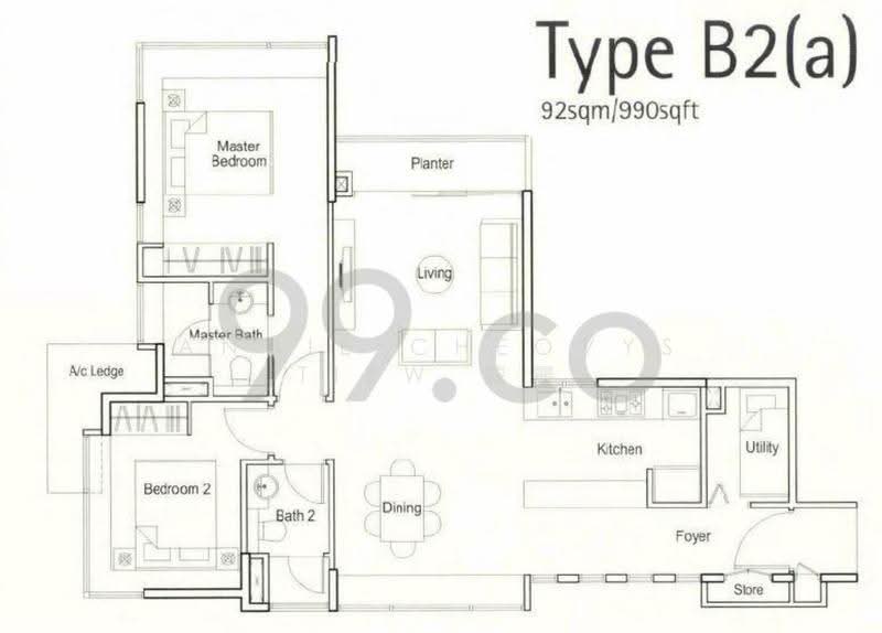 Parc Emily, 5 Mount Emily Road, Orchard / River Valley, 2 Bedrooms, 990 sqft, Condominium For Rent, by Annie Cheovys Tiew, 23258159 - PropertyGuru.com.sg