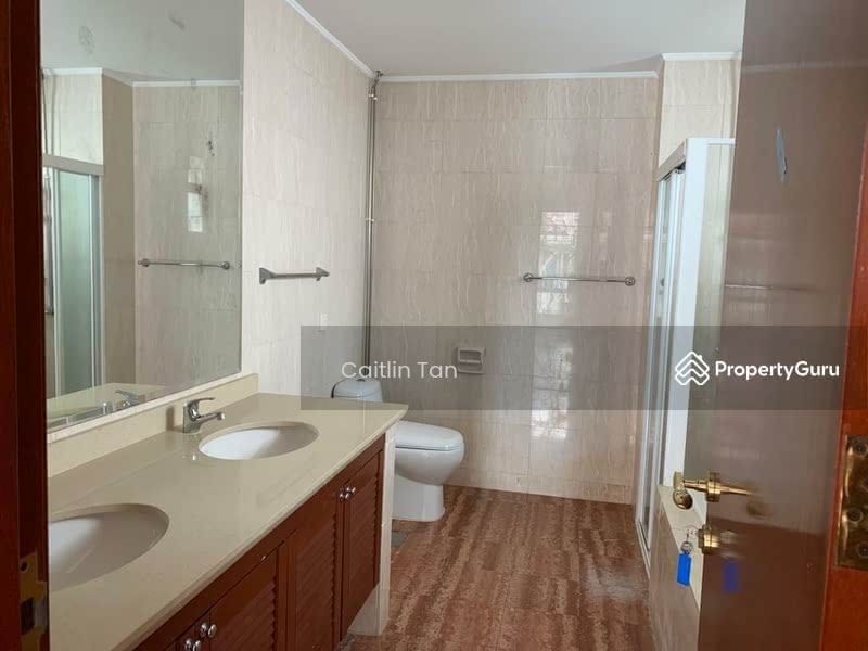 Spacious Master bathroom with bathtub