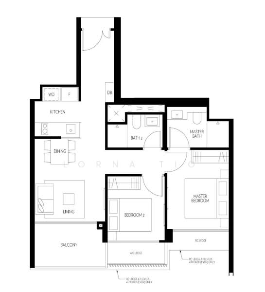 Amber 45, 45 Amber Road, 2 Bedrooms, 732 sqft, Condominium For Rent, by Lorna Tio, 23272579 - PropertyGuru.com.sg