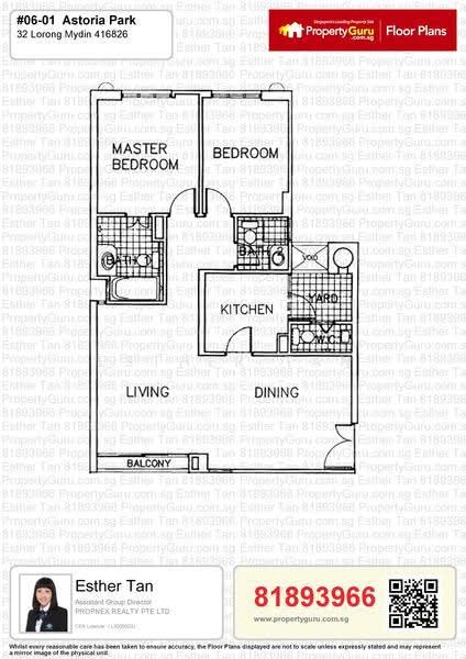 Astoria Park, 28 Lorong Mydin, Eunos / Geylang / Paya Lebar, 2 Bedrooms, 958 sqft, Condominium For Rent, by Esther Tan, 23276032 - PropertyGuru.com.sg