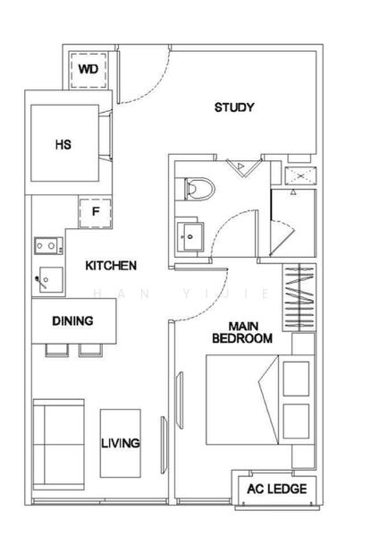The Promenade @ Pelikat, 183 Jalan Pelikat, 1 Bedroom, 409 sqft, Apartment For Rent, by Han Yijie, 23282320 - PropertyGuru.com.sg