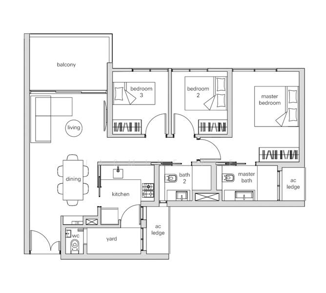 The Panorama, 8 Ang Mo Kio Ave 2, 3 Bedrooms, 1,012 sqft, Condominium For Sale, by Jasmine Yee, 23291917 - PropertyGuru.com.sg