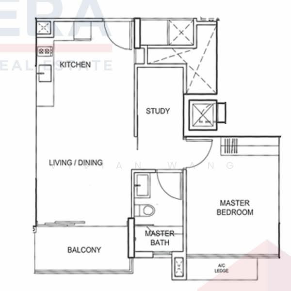 Watertown, 65 Punggol Central, 1 Bedroom, 560 sqft, Condominium For Rent, by Vivian Wang, 23299985 - PropertyGuru.com.sg