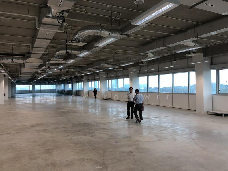 One north 5m high full glass facade business space office 5min walk to mrt, Braddel road, Buona Vista / West Coast / Clementi New Town, 6,000 sqft, Business / Science Park For Rent, by Leow Kok Wee, 23302335 - CommercialGuru.com.sg