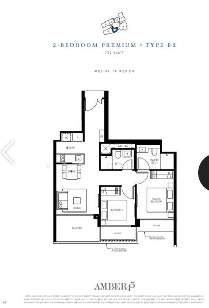 Amber 45, 45 Amber Road, 2 Bedrooms, 732 sqft, Condominium For Rent, by Vod Chia, 23305418 - PropertyGuru.com.sg